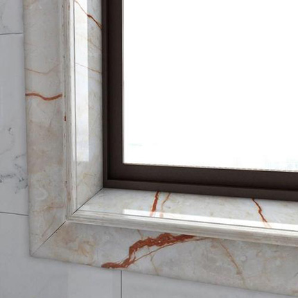 Nanoglass Windows Sills is completely resistant to rain and will not deform for a long time.
