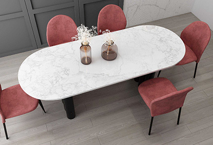 Les tables en nanoglass peuvent être une table basse, une table à thé, une table à manger, un bureau, un bar et plus encore.