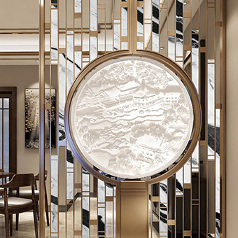 Галерея - Наностеклянная панель, кристаллизованные каменные плиты