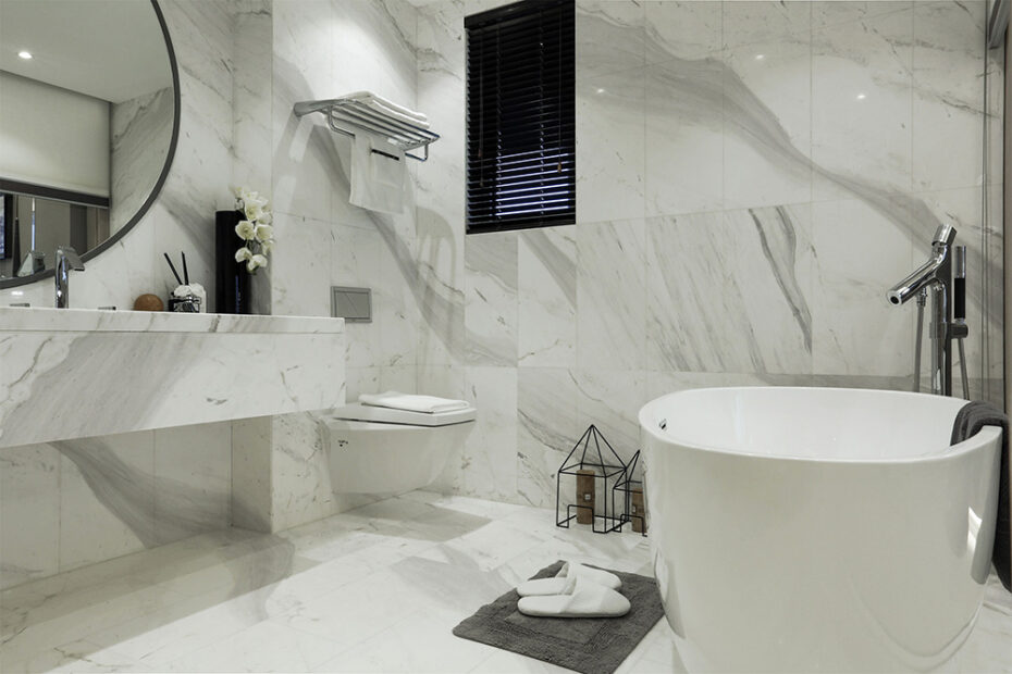 Defining Modern Home with Elegant Nano White Artificial Marble